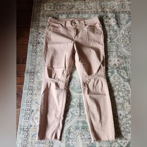 LC Lauren Conrad Women's Skinny Jeans - Light Pink